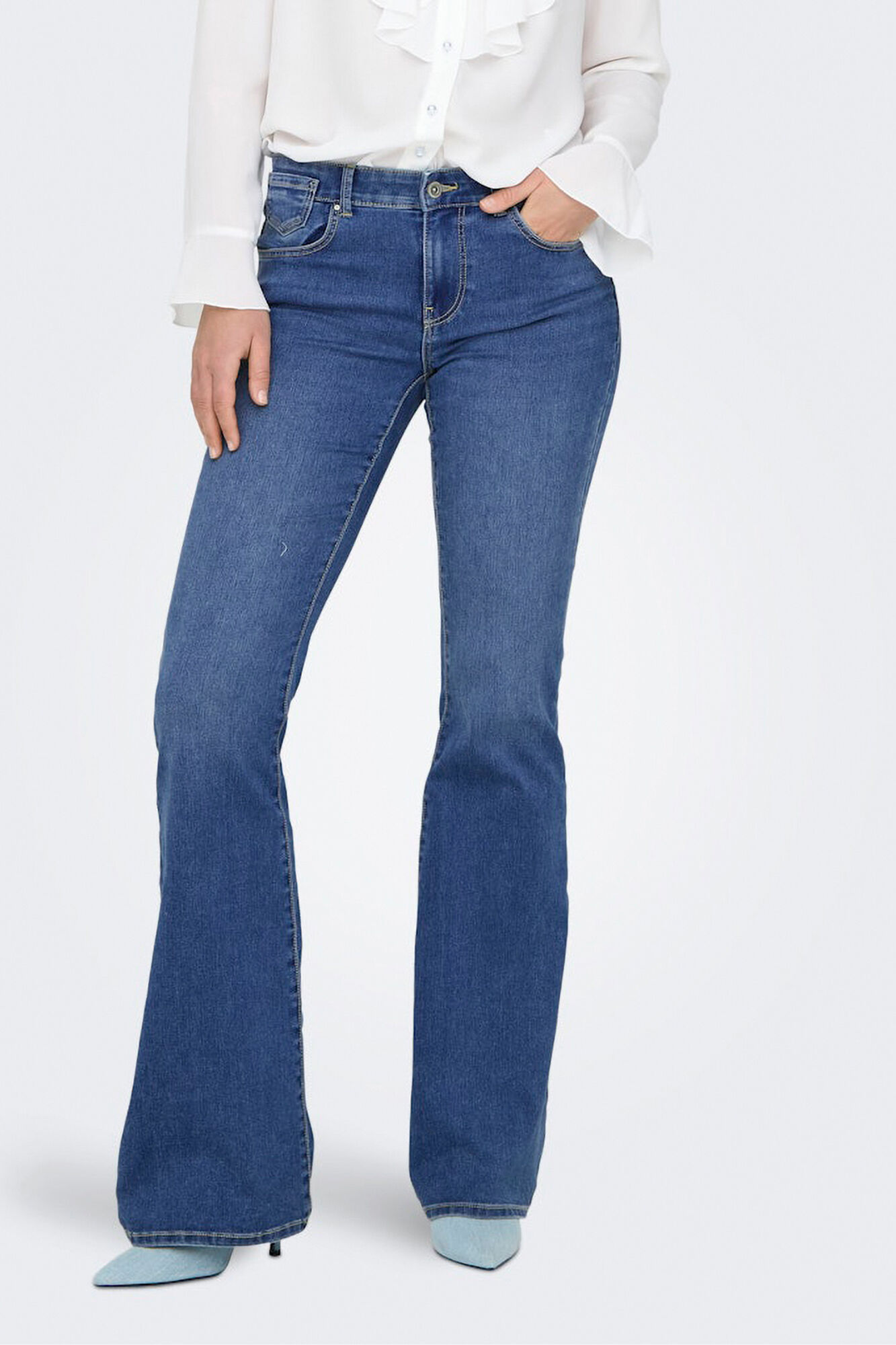 Only Cal&ccedil;a jeans boca de sino 