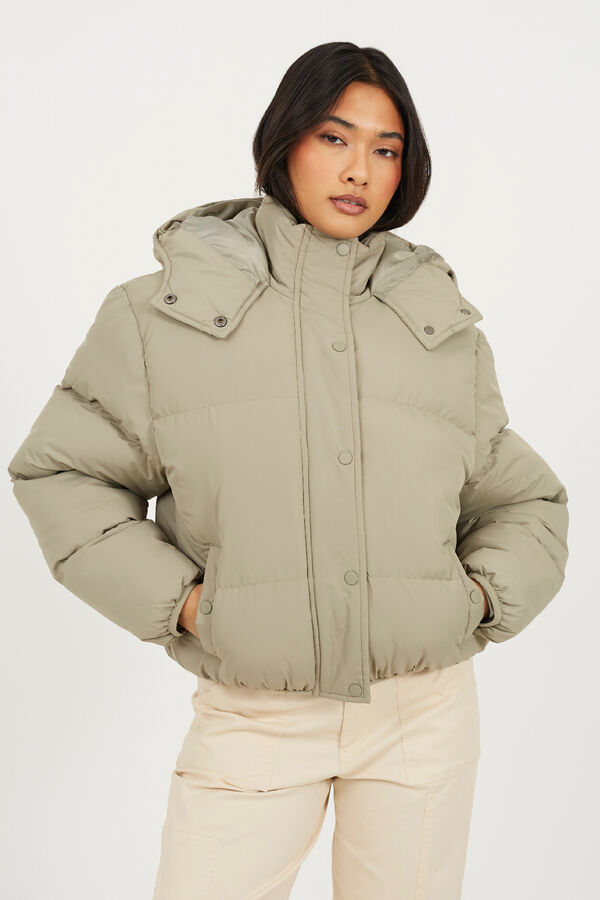 Brave Soul Puffer jacket printed