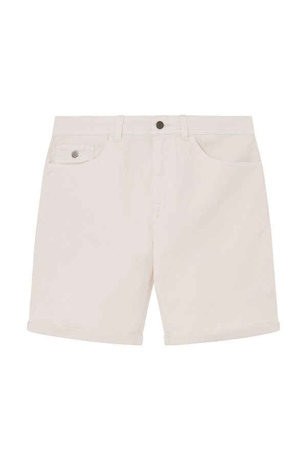 Springfield Lightweight colourful slim fit Bermuda shorts natural