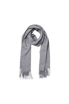 Springfield Long fringed scarf grey