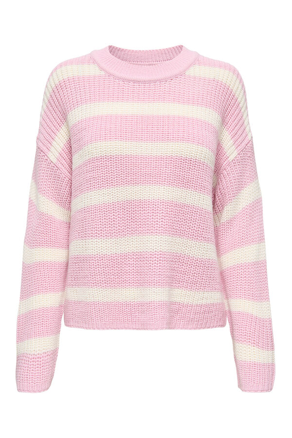 JDY Jumper round neck pink
