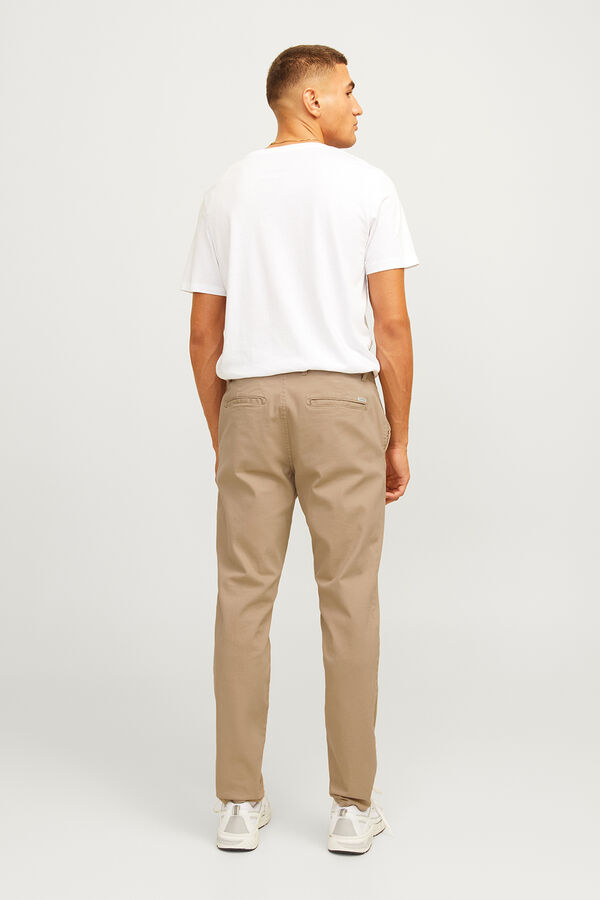 JJ REBEL Pantal&oacute;n chino slim fit gris