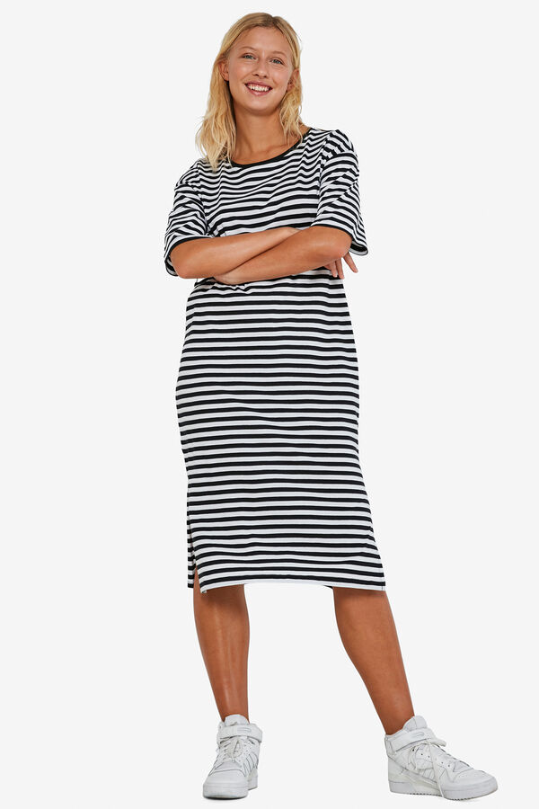 Noisy May Midi dress white