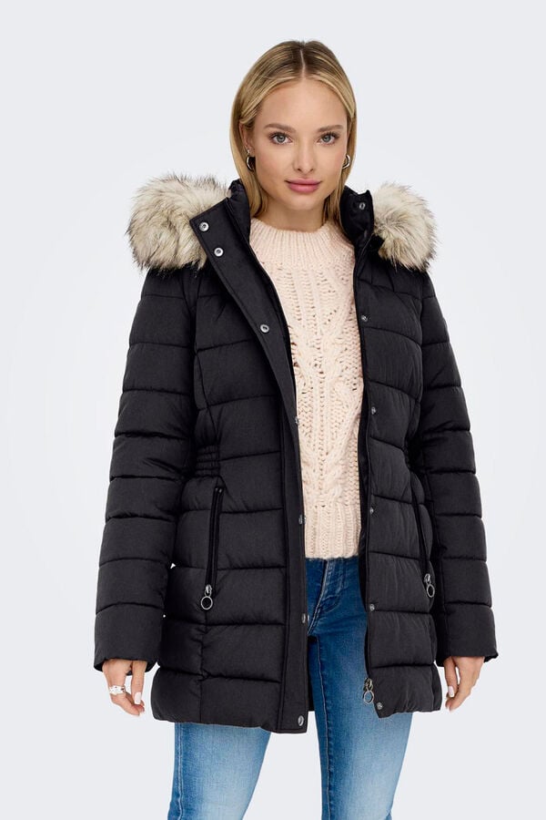 Chaqueta Acolchada Americana Mujer Springfield Abrigo Capucha