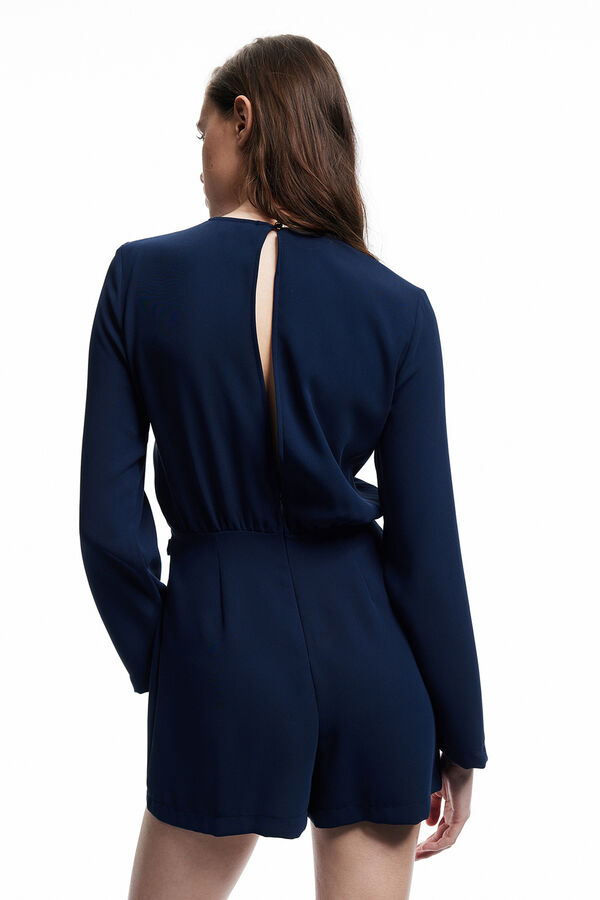 Koton Minivestido de manga larga azul