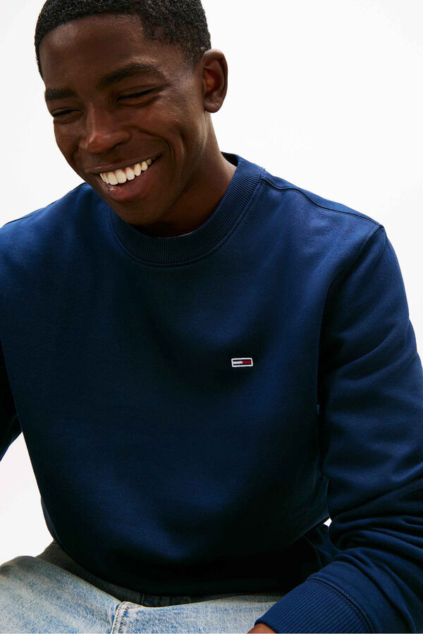 Tommy Jeans Sudadera de corte regular azul