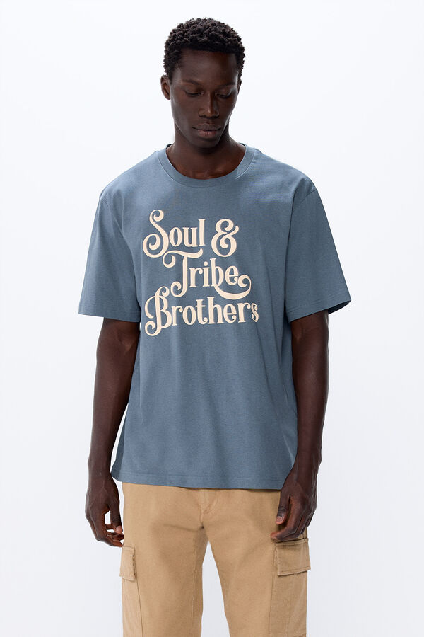 Springfield Soul t-shirt acqua