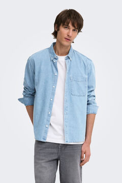 Only & Sons Camisa vaquera regular fit