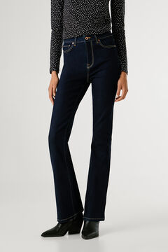 Pepe Jeans Cal&ccedil;a jeans flare de corte alta