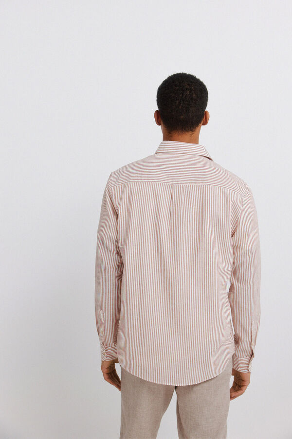 Springfield Linen shirt red