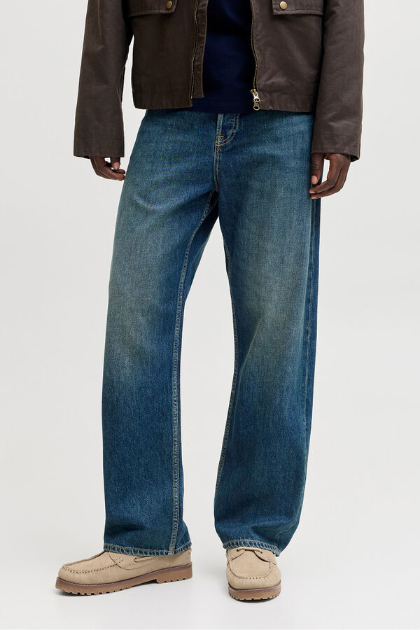 Jack & Jones Cal&ccedil;a jeans reta  azul