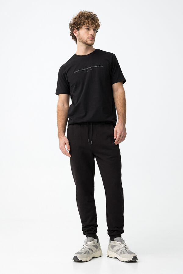 Tiffosi Pantalones Slim Fit negro