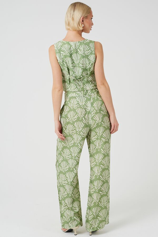 Brave Soul Pantal&oacute;n palazzo estampado estampado