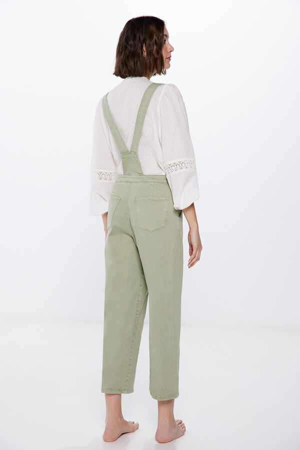 Springfield Jeans-Jumpsuit Farbe aceite