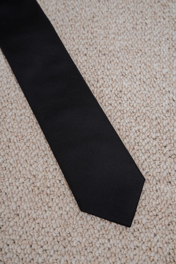 Celopman Plain basic tie black