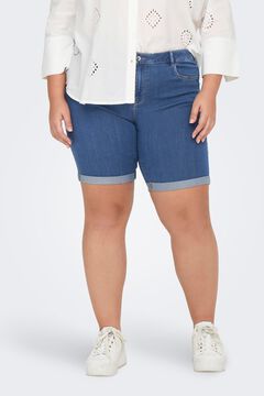 Only Carmakoma Shorts denim pitillo talla grande