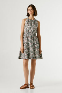 Pepe Jeans Vestido corto cuello halter