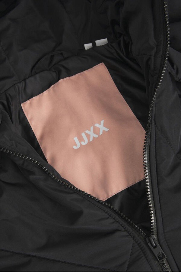 Jack & Jones Casaco longa acolchoada preto