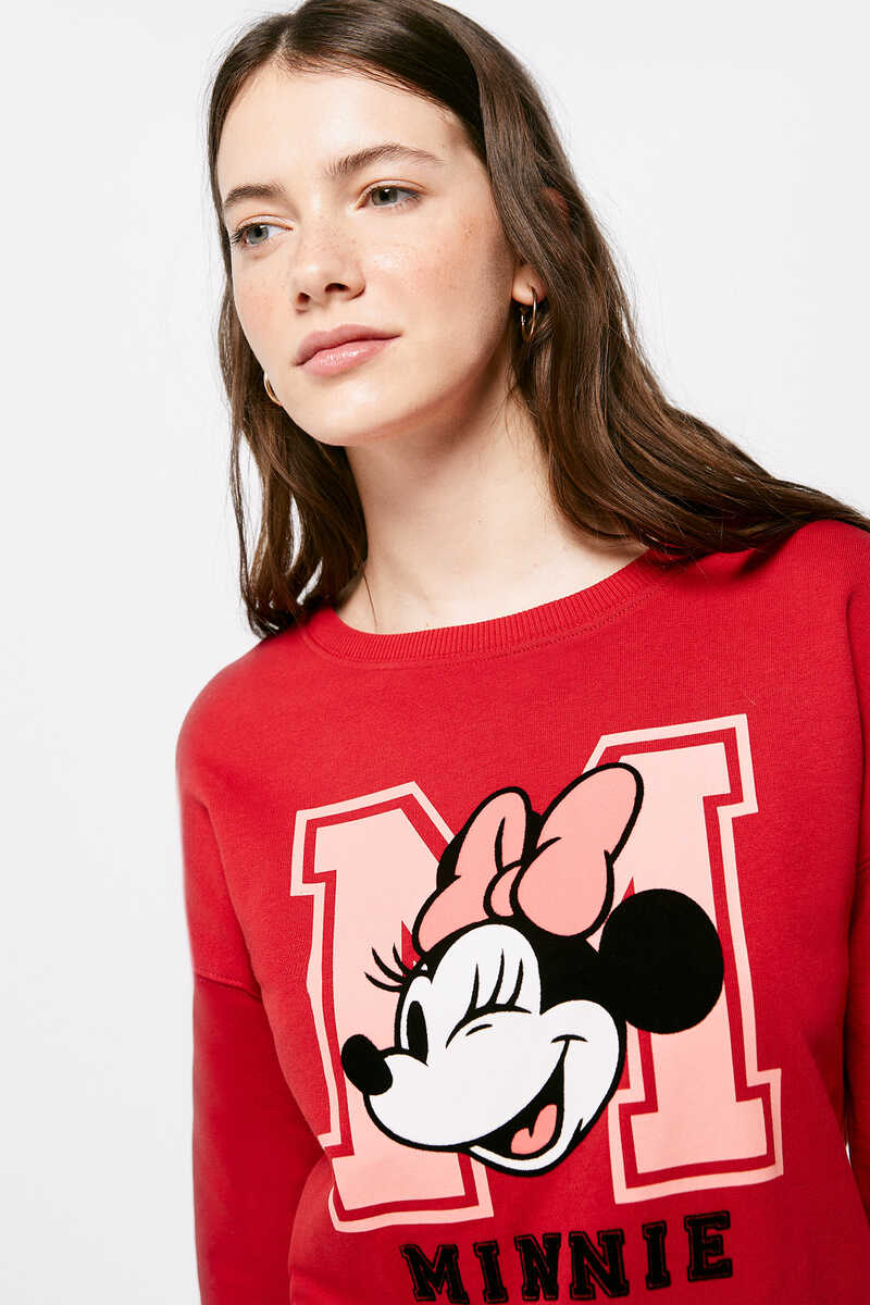 Springfield Sweat-shirt "Minnie" rouge