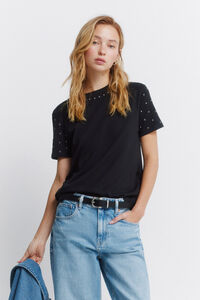 Springfield Studded short sleeve T-shirt