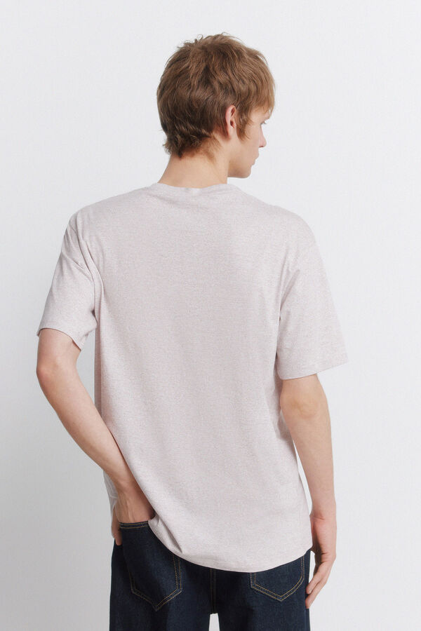 Springfield T-shirt micro rayure rouge