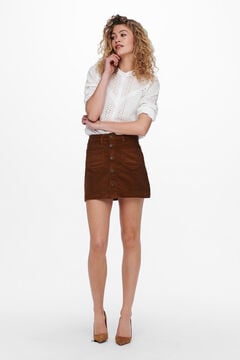 Springfield Corduroy skirt brun