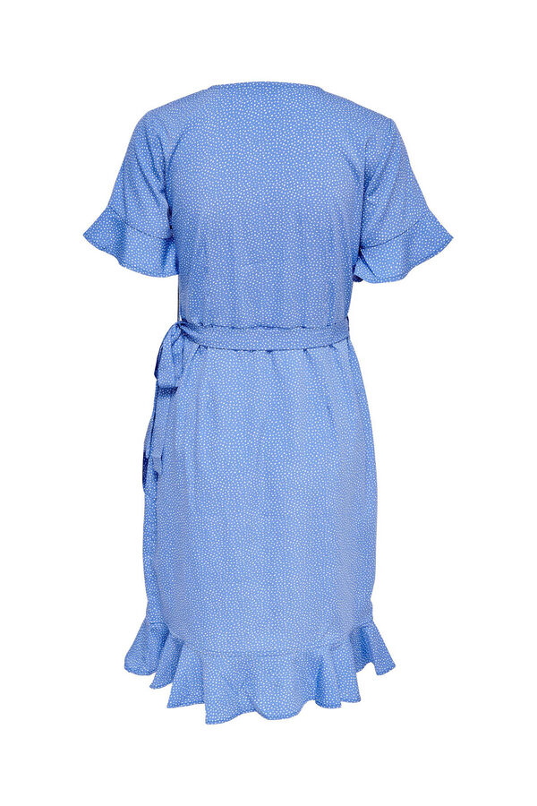 Springfield Short wrap dress plava