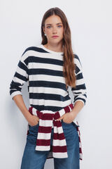 Springfield Striped chenille jumper blue