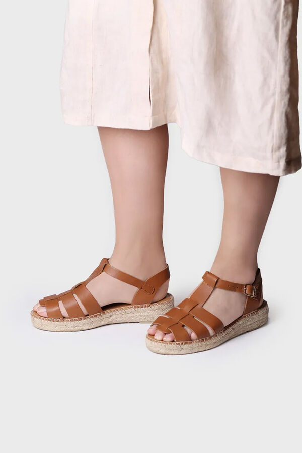 Corina Alpargatas Alpargatas Planas Cintas Alpargata Plana De Piel