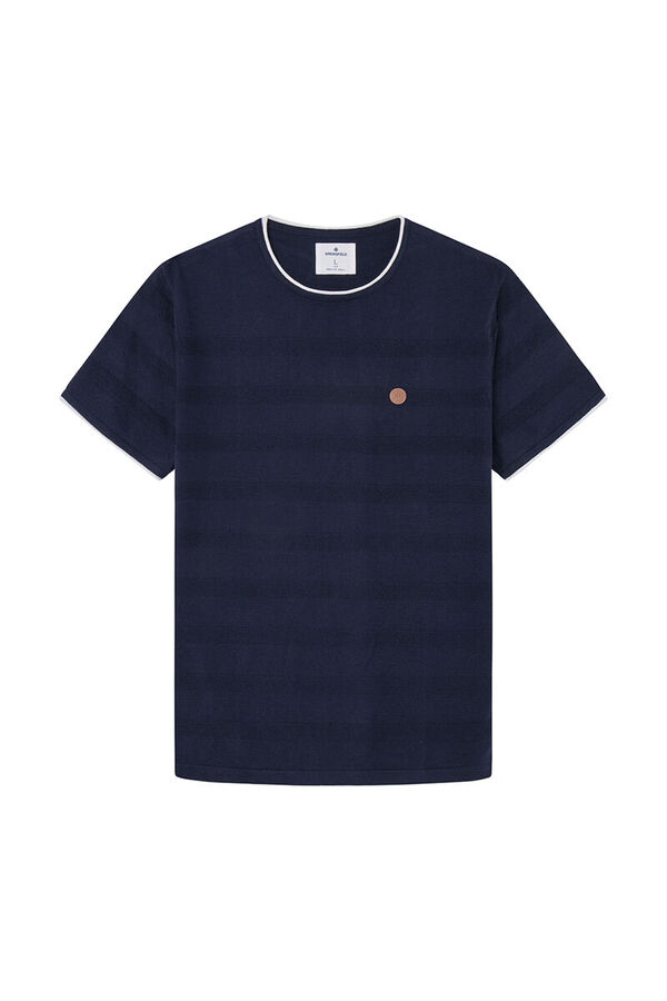 Springfield Pull manches courtes structure navy
