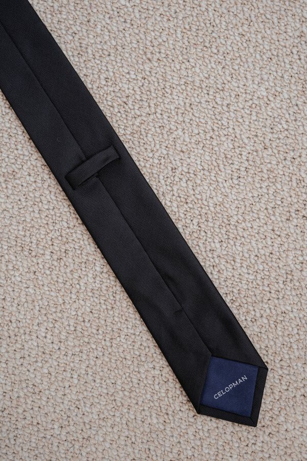 Celopman Plain basic tie black