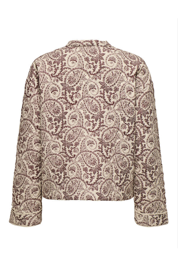 Only Printed padded jacket Bež