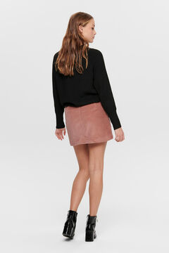 Springfield Short corduroy skirt rouge