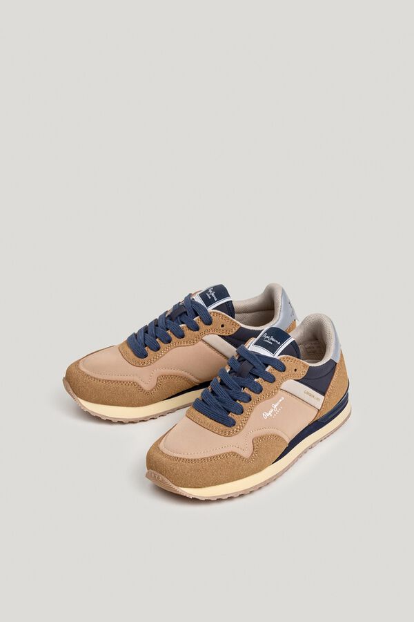 Pepe Jeans Running style sneakers brown