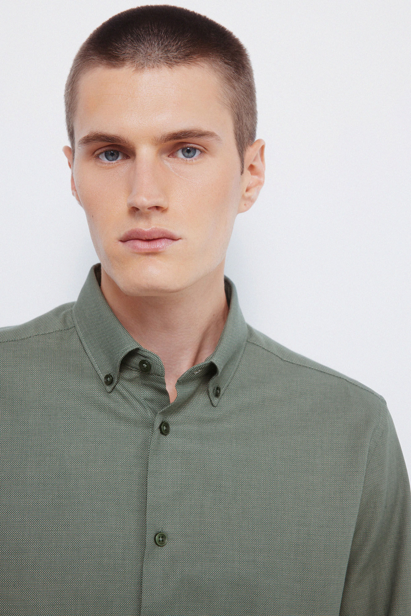 Springfield Two-tone structured dress shirt