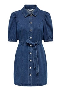 Only Vestido curto em denim