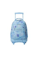 Totto Mochila Rue Bomper Renglones azul