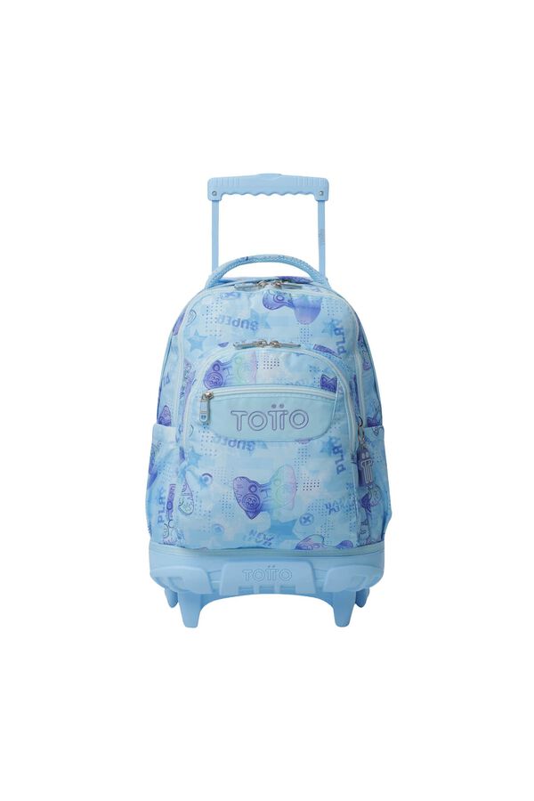 Totto Mochila Rue Bomper Renglones azul