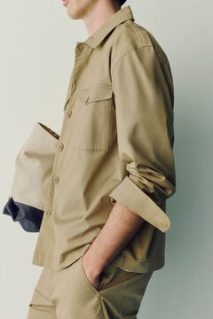 Springfield Lightweight pockets overshirt fit overshirt