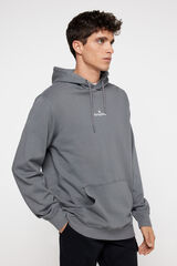 Springfield Essential washed hoodie grey mix