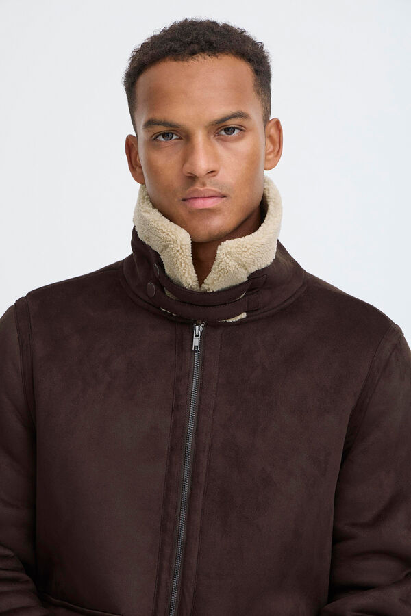 Blend Jacket with lining and pockets  nude
