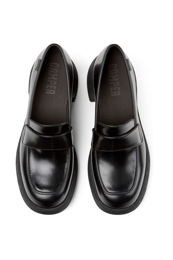 Springfield Thelma leather loafers crna