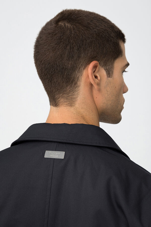 Tiffosi Regular Fit Trench Coat blue