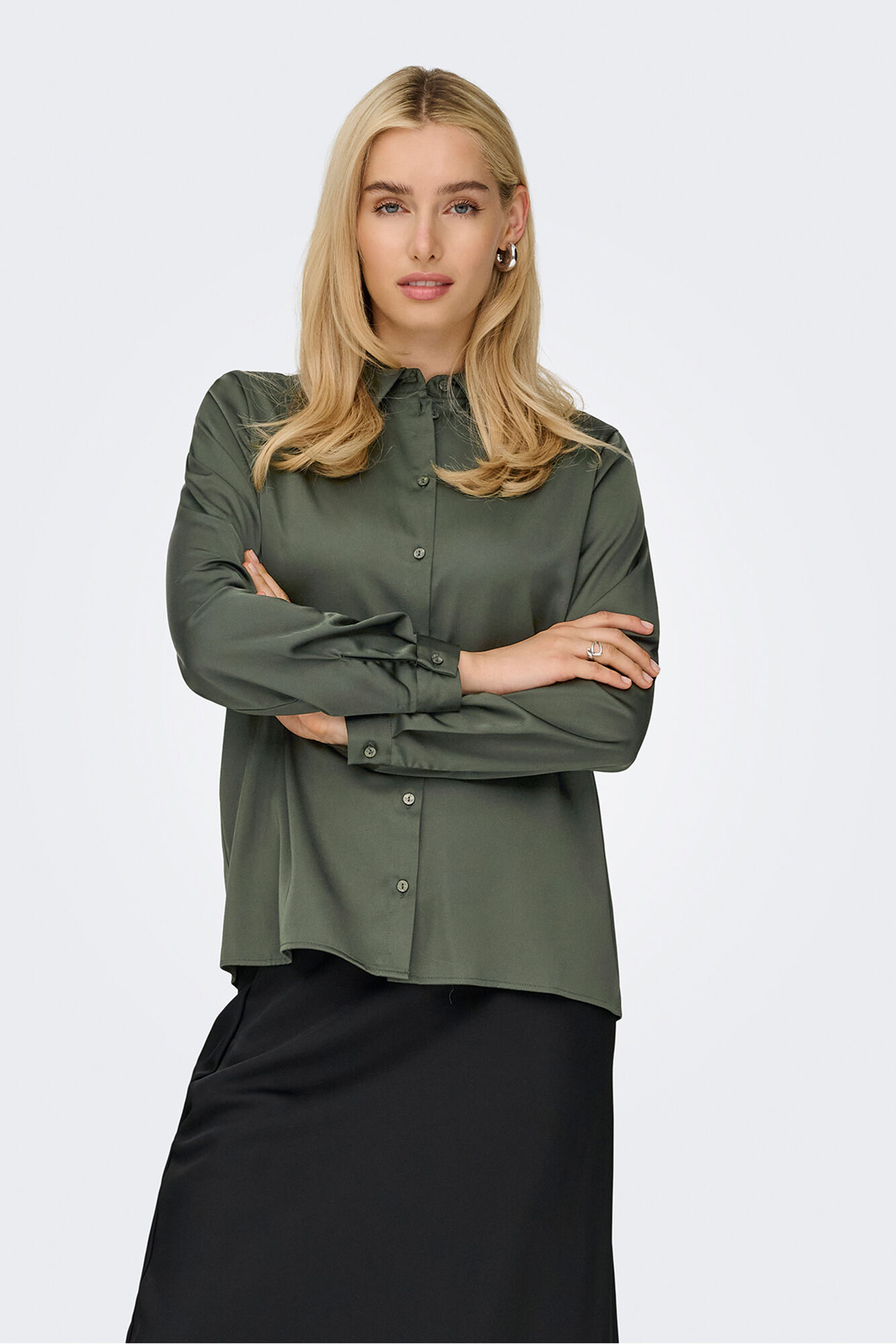 Only camisa de cetim