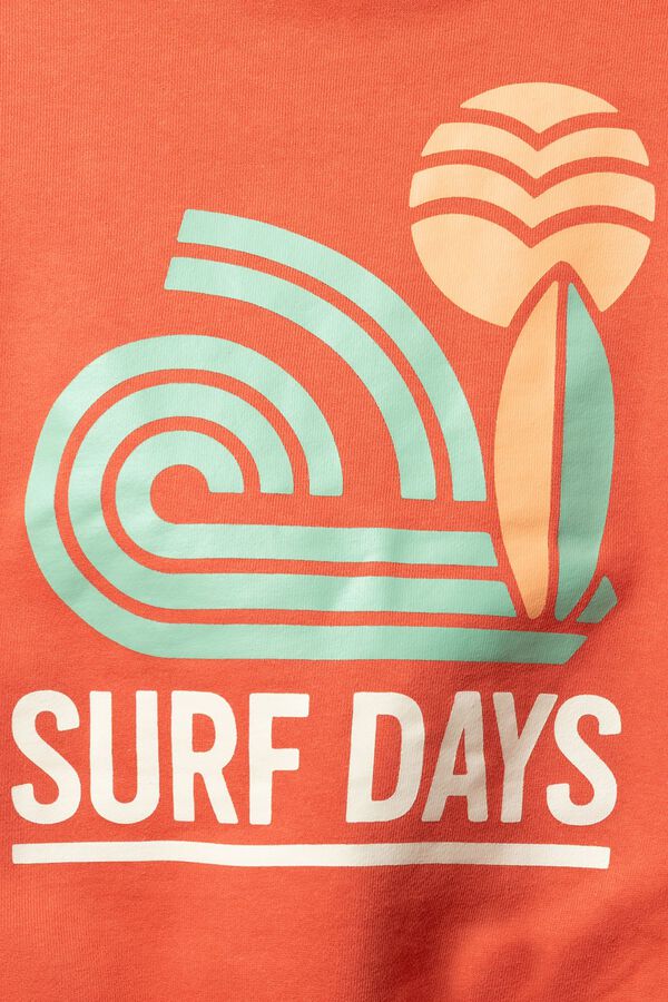 Springfield Kids Boy's surf days sweatshirt red