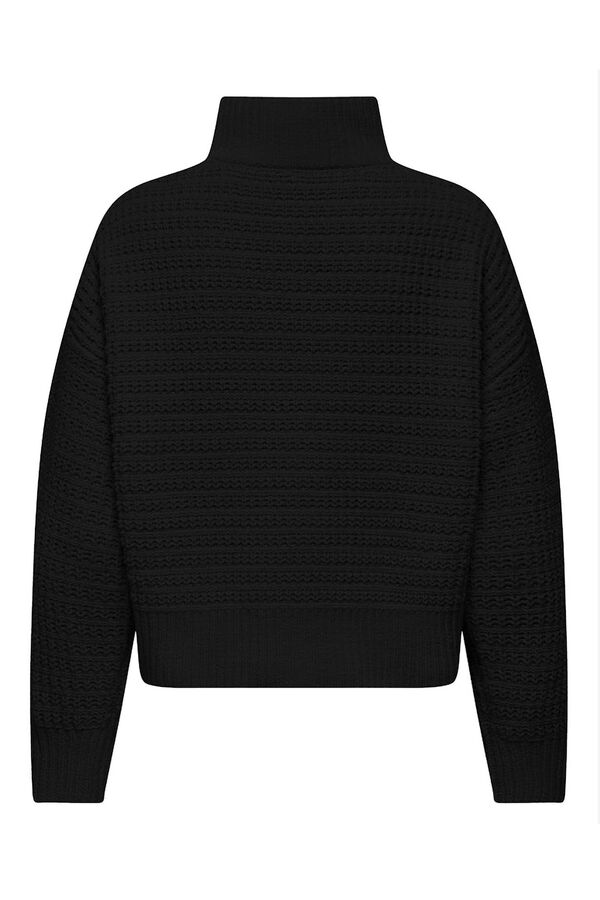 Only Rollkragen Pullover mit hohem Kragen Schwarz
