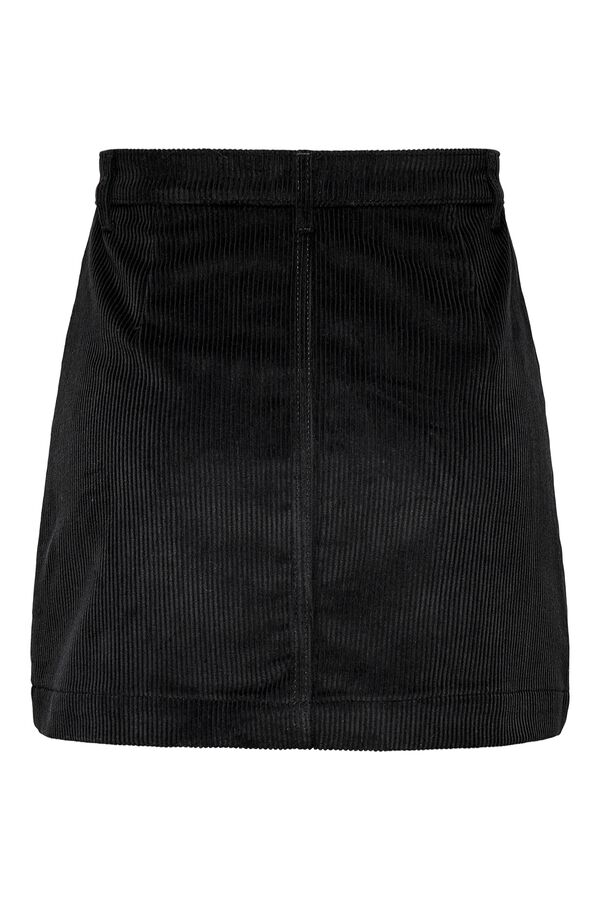 Only Kurzer Cordrock Schwarz
