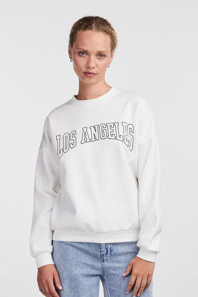 Springfield Women's long-sleeved sweatshirt with high neck. white