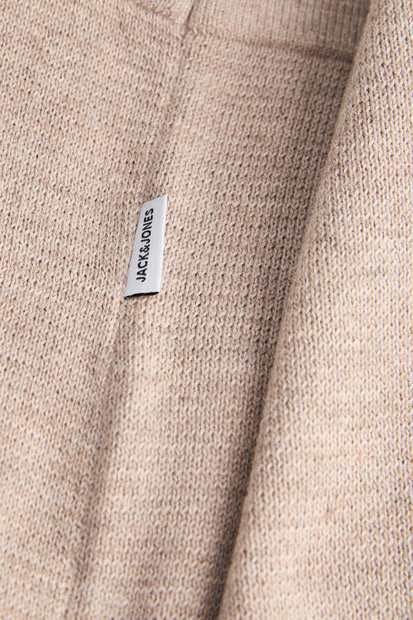 Jack & Jones Essential jersey-knit cardigan nude