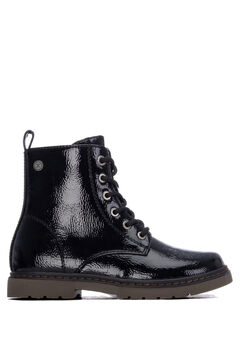 XTI Lace-up military ankle boot